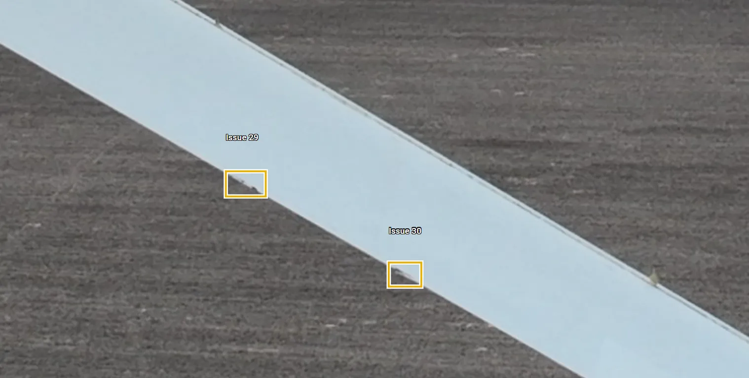 Drone Force inspection imagery representative of Iowa energy assets
